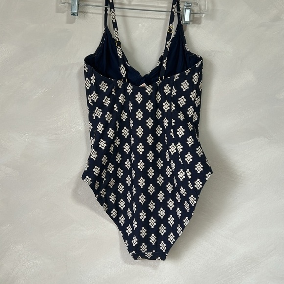 Tory Burch “Double Diamond” Full Piece Bathing Suit size small - Picture 7 of 9